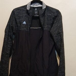 Adidas Women's Black and Gray Jacket